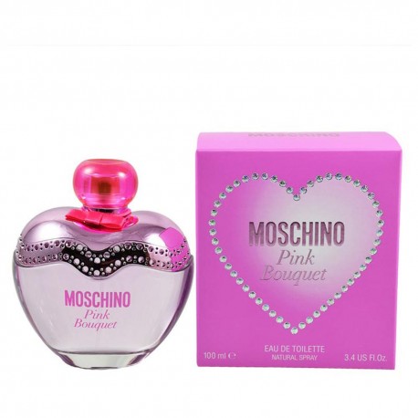 Fragancia para Dama Moschino Pink Bouquet Eau de Toilette 100 ml - Envío Gratuito