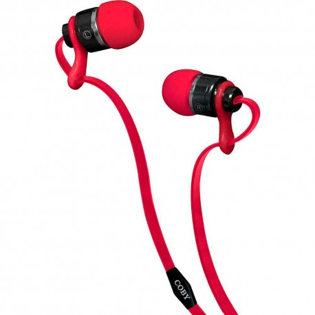 Audífonos Internos Deluxe Coby Rojo CVPE 03 RED - Envío Gratuito