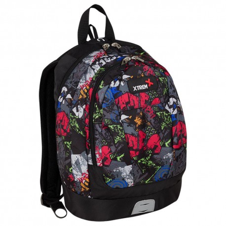 Samsonite Mochila Tatoo 608 Graffiti Negro - Envío Gratuito