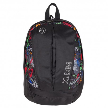 Samsonite Mochila Gosh 629 Graffiti Negro - Envío Gratuito