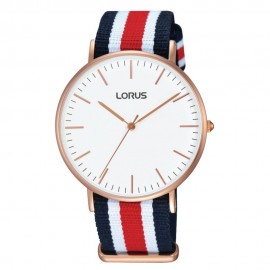 Reloj Lorus para Dama RH884BX9 Azul Blanco Rojo - Envío Gratuito