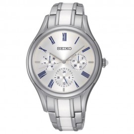 Reloj Seiko para Dama SKY721P1 Plata Blanco - Envío Gratuito