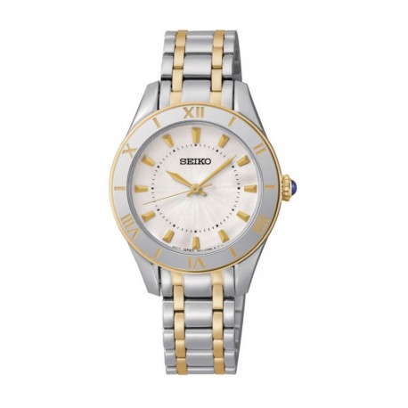 Reloj Seiko para Dama SRZ432P1 Plata Dorado - Envío Gratuito