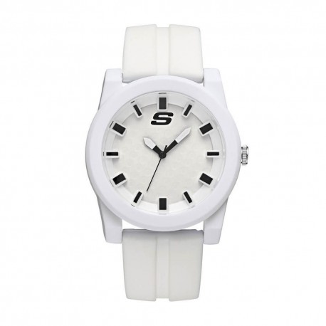Reloj Skechers SR5066 Unisex   Blanco - Envío Gratuito