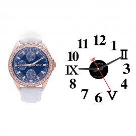 Set de Reloj de Pulso Venecia y Reloj de Pared N2F Azul - Envío Gratuito