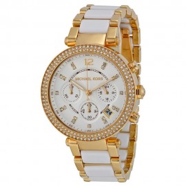 Reloj Michael Kors 6119 para Dama Blanco Dorado - Envío Gratuito