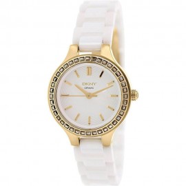 Reloj DKNY 2250 para Dama Blanco Dorado - Envío Gratuito