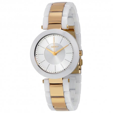 Reloj DKNY 2289 para Dama Blanco Dorado - Envío Gratuito