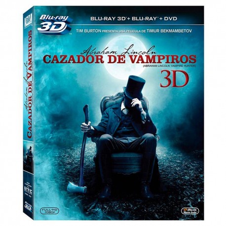 BLURAY 3D Abraham Lincoln Cazador De Vampiros - Envío Gratuito