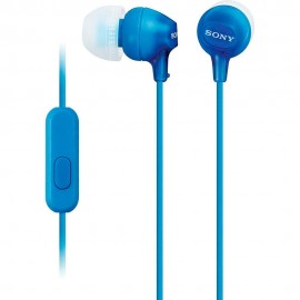 Audífono Interno Sony Azul MDR EX15AP L - Envío Gratuito