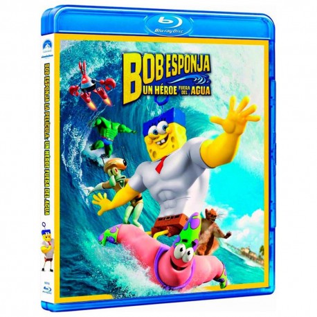 BLURAY Bob Esponja Un Heroe Fuera Del Agua - Envío Gratuito