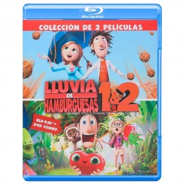 BLURAY PAQ LLUVIA DE HAMBURGUESAS 1 Y 2 - Envío Gratuito