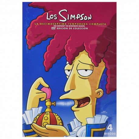 DVD LOS SIMPSON TEMPORADA 17 - Envío Gratuito