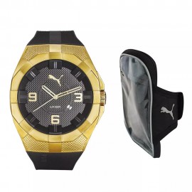 Set de Reloj y Banda para el Brazo Puma Negro - Envío Gratuito