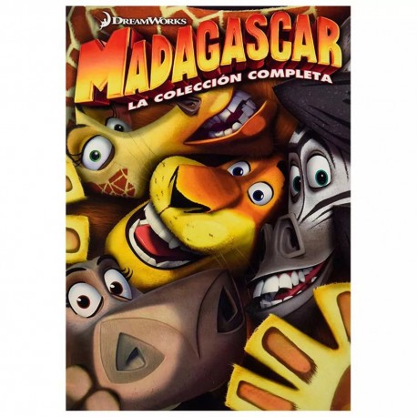 DVD Paq Madagascar Trilogía - Envío Gratuito