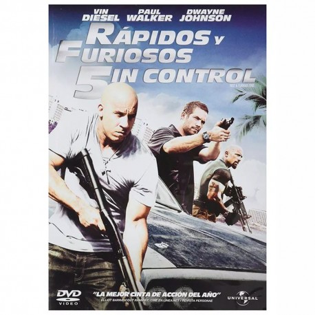 DVD RAPIDOS Y FURIOSOS 5IN CONTROL - Envío Gratuito