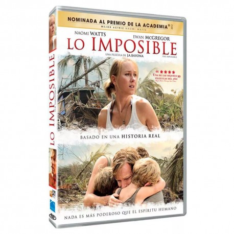 DVD LO IMPOSIBLE - Envío Gratuito