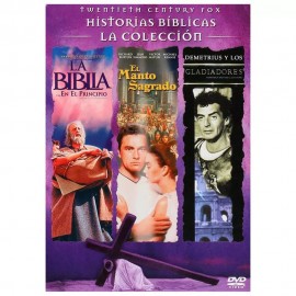 DVD Paquete La Biblia El Manto Sagrado Demetrius y los Gladiadores - Envío Gratuito