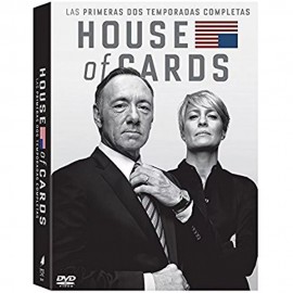 DVD HOUSE OF CARDS TEMPORADA 1 Y 2 - Envío Gratuito