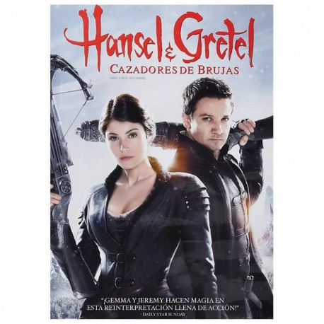 DVD Hansel Y Gretel Cazadores De Brujas - Envío Gratuito