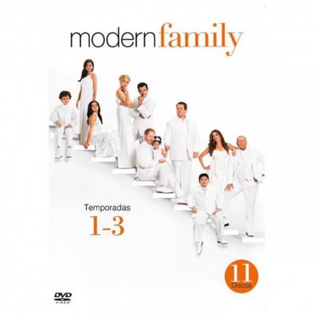 DVD MODERN FAMILY TEMPORADA 1 A LA 3 - Envío Gratuito