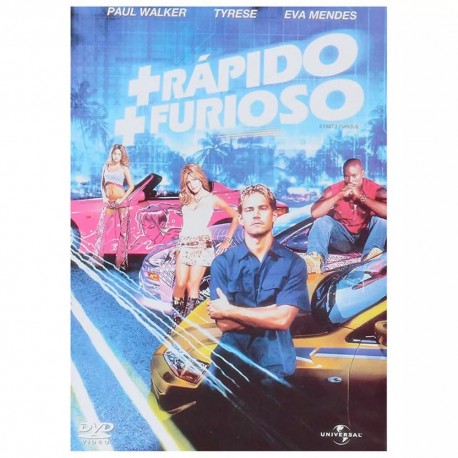 DVD MAS RAPIDO MAS FURIOSO - Envío Gratuito