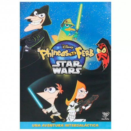 DVD Phineas y Ferb: Star Wars - Envío Gratuito