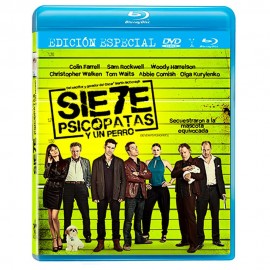 BLURAY Siete Psicopatas Y Un Perro - Envío Gratuito