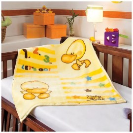 Baby Mink Cobertor para Bebé Baby Bag Pato Amarillo - Envío Gratuito