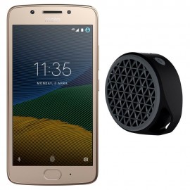 Motorola G5 32 GB + Bocina Inalámbrica Logitech X50 Bluetooth - Envío Gratuito