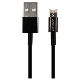 Cable Dual iPhone Android Negro - Envío Gratuito