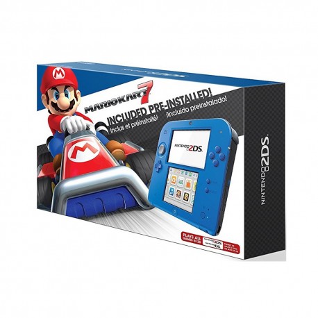 Consola Nintendo 2DS Azul  Videojuego Mario Kart 7 - Envío Gratuito