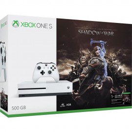 Consola Xbox One S 500 GB mas Videojuego Descargable Middle earth  Shadow of War - Envío Gratuito