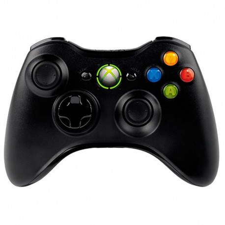 Control Inalámbrico Negro Xbox 360 - Envío Gratuito