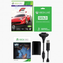 Live Paquete Forza 4 + Membresía Live 3 meses Xbox 360 - Envío Gratuito