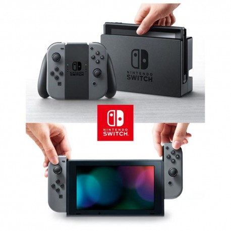Consola Nintendo Switch con Controles Joy Con Gris con Negro - Envío Gratuito