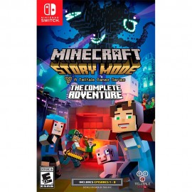 Minecraft Story Mode The Complete Adventure Nintendo Switch - Envío Gratuito