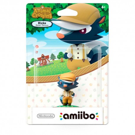 Figura Amiibo Kicks Animal Crossing - Envío Gratuito