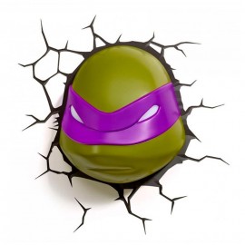 Donatello Lámpara 3D Tortugas Ninja - Envío Gratuito