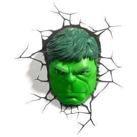 Hulk Face Lámpara 3D LED - Envío Gratuito