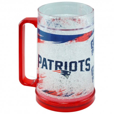 Crystal Freezer Mug New England Patriots - Envío Gratuito