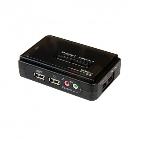 StarTech Juego Conmutador KVM 2 puertos USB Audio y Vídeo VGA - Envío Gratuito