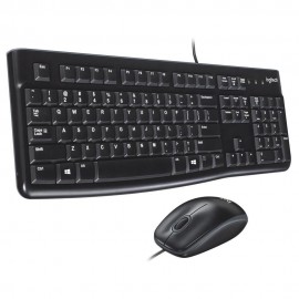 Logitech Desktop MK120 Teclado Mouse Alámbricos - Envío Gratuito