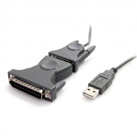 StarTech Adaptador USB a Serial Serie DB9 DB25 RS232 - Envío Gratuito