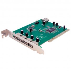 StarTech Adaptador Tarjeta PCI USB 2.0 7 Puertos - Envío Gratuito