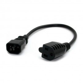 StarTech Cable de Alimentación IEC 320 EN 60320 C14 a NEMA 5 15R - Envío Gratuito