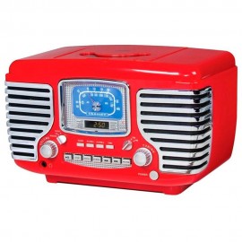 Crosley Radio Retro CR612 RE  Rojo - Envío Gratuito