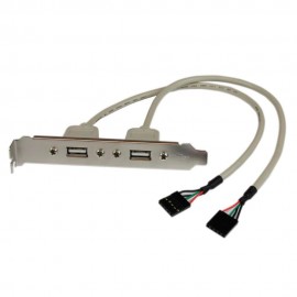 StarTech Adaptador de Placa USB A 2 puertos - Envío Gratuito