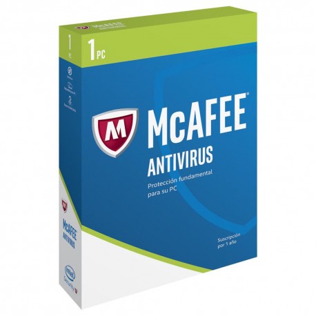 McAfee AntiVirus 2017 1 Año 1 Usuario PC - Envío Gratuito