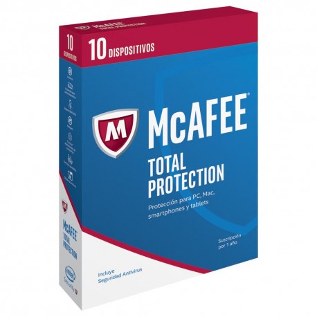 McAfee Total Protection 2017 1 año 10 Usuarios - Envío Gratuito